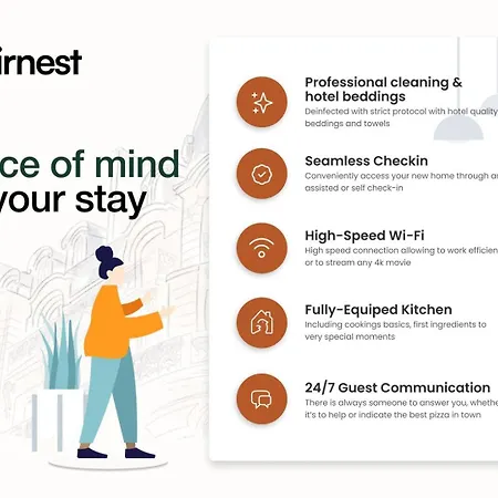 Modern 3br Duplex Near Port & Old Town | By Airnest * ニース